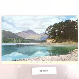 Vintage 1960s Postcard Derwentwater & Causey Pike Keswick Cumbria England UK
